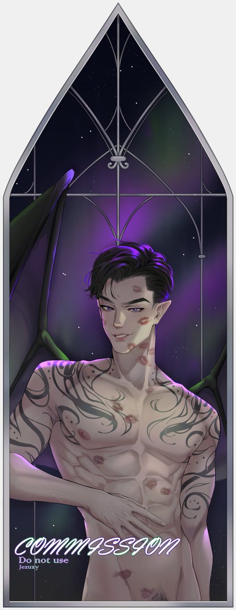 Jezuxy's tweet image. #acotar #rhysand #commission #bookart #art
I can finally show this work 💜