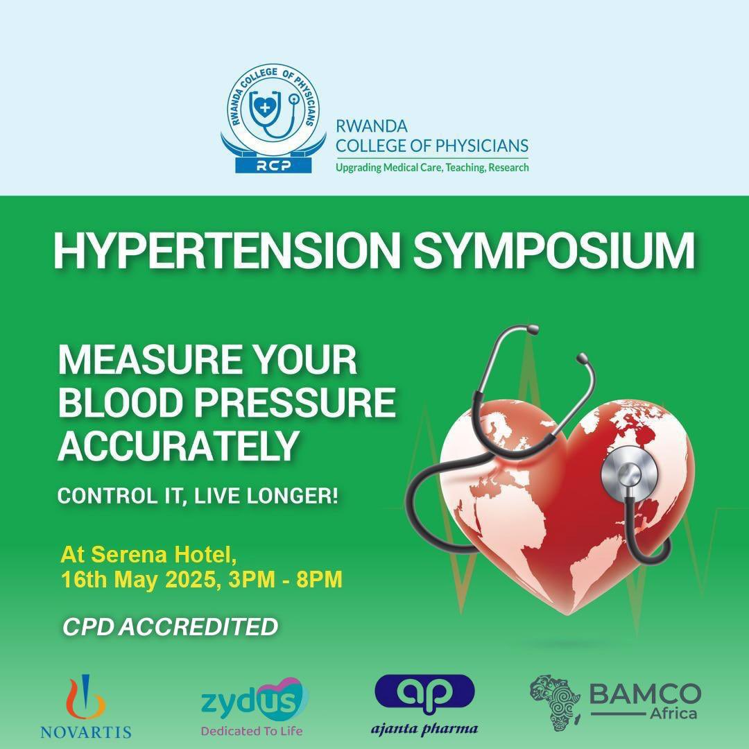 Just 2 days to go!
Join us for the World Hypertension Day 2025 – Scientific Symposium as we explore the latest in hypertension care, research, and prevention. Don’t miss out!

#HypertensionAwareness #WHD2025 #RwandaHealth