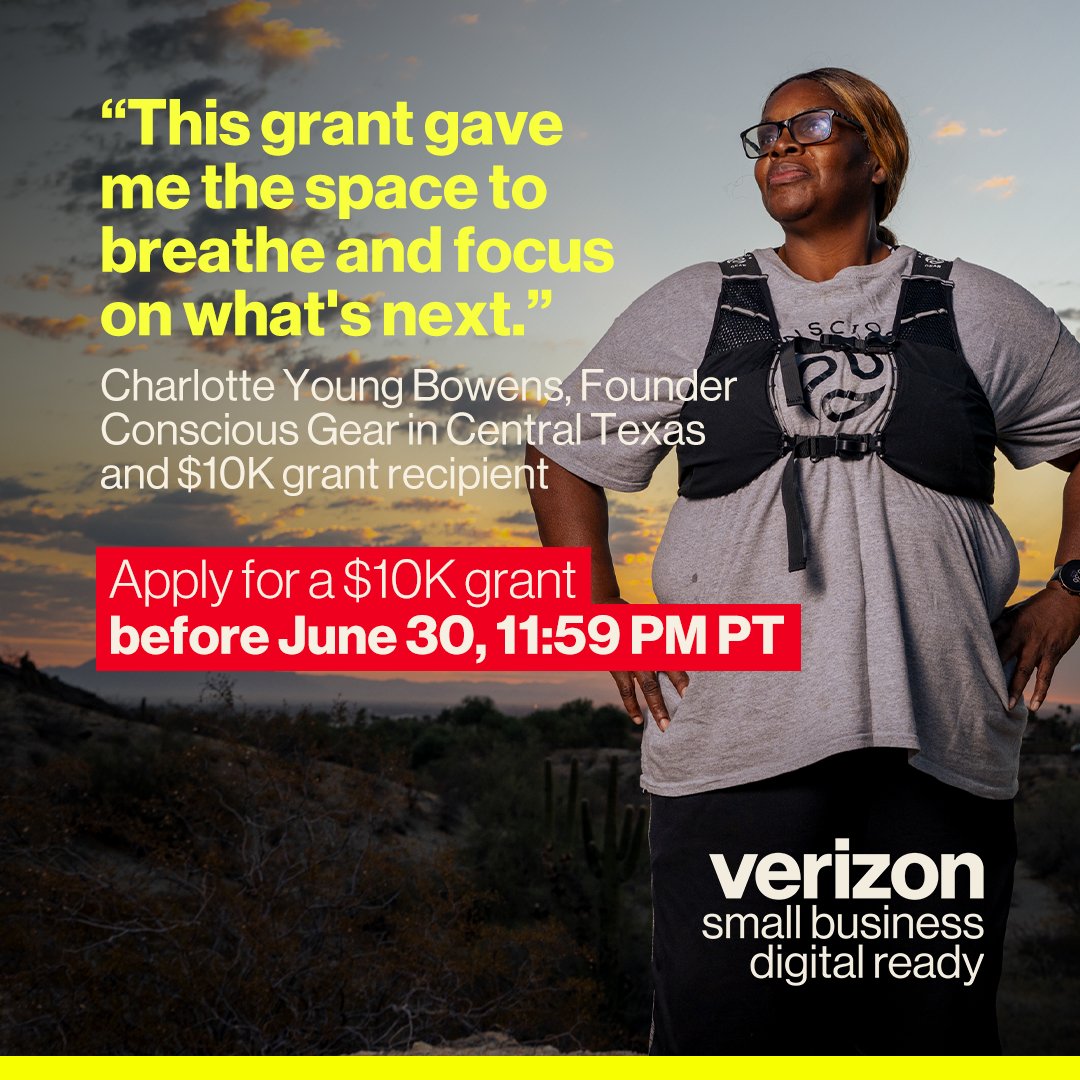 🚨 Grant Alert for Small Biz Owners! Verizon Small Business Digital Ready is offering $10K grants to 50 small businesses in 2025.
✅ Complete 2 free courses/events
✅ Apply by June 30
Learn more &amp; apply: zurl.co/Uvk7g #AsianChamberHOU #SmallBizSupport