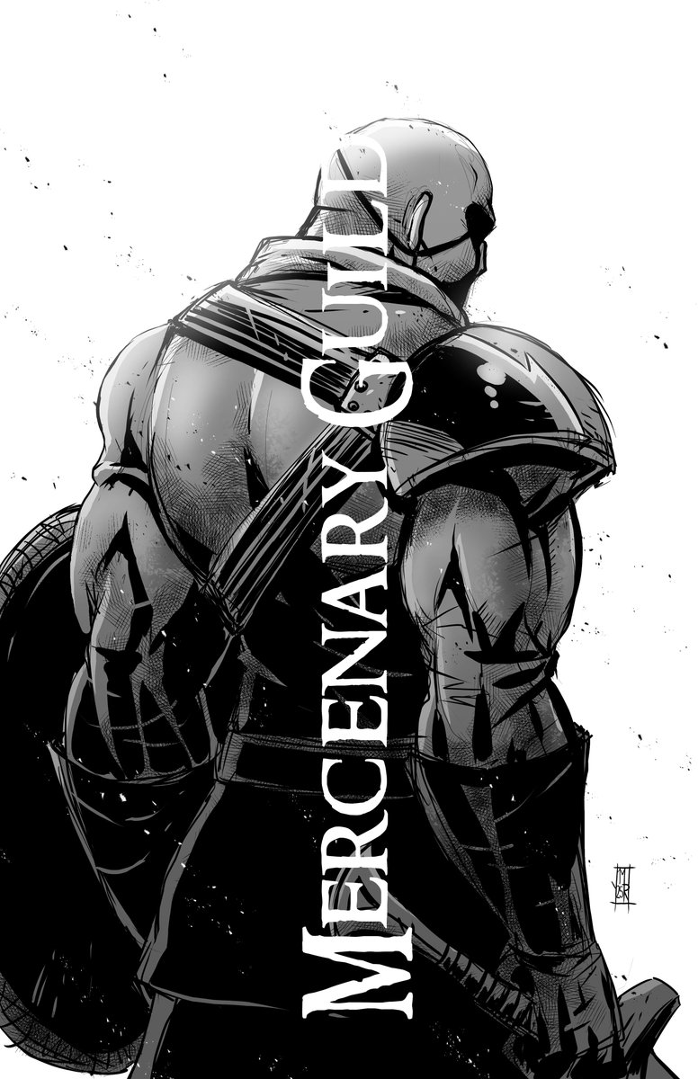 RushbrookDraws's tweet photo. Here's last night's quick sketch from the TOPicLESS Drawstream, Bain from Mercenary Guild. I had fun drawing this fanart. With pencils and inks done by the talented @DeathMetalHero, back this comic today from @shattermare comics!

https://t.co/IOILkirB8e

https://t.co/qRsdQQbp5l https://t.co/LLqLp48Hve
