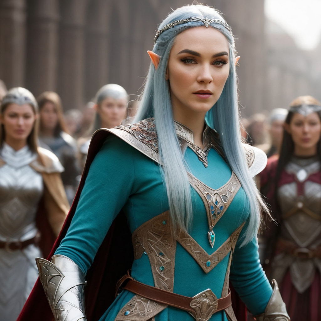 MaurusM_AI's tweet image. Elven Queen