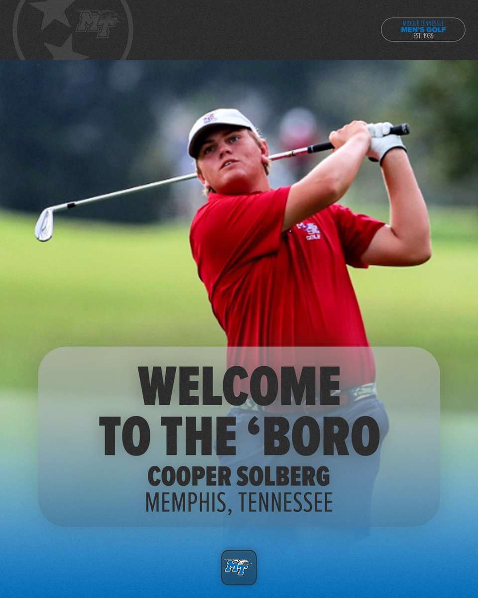 MT_MGolf's tweet image. Welcome to the ‘Boro, Cooper Solberg!

#TrueBlue