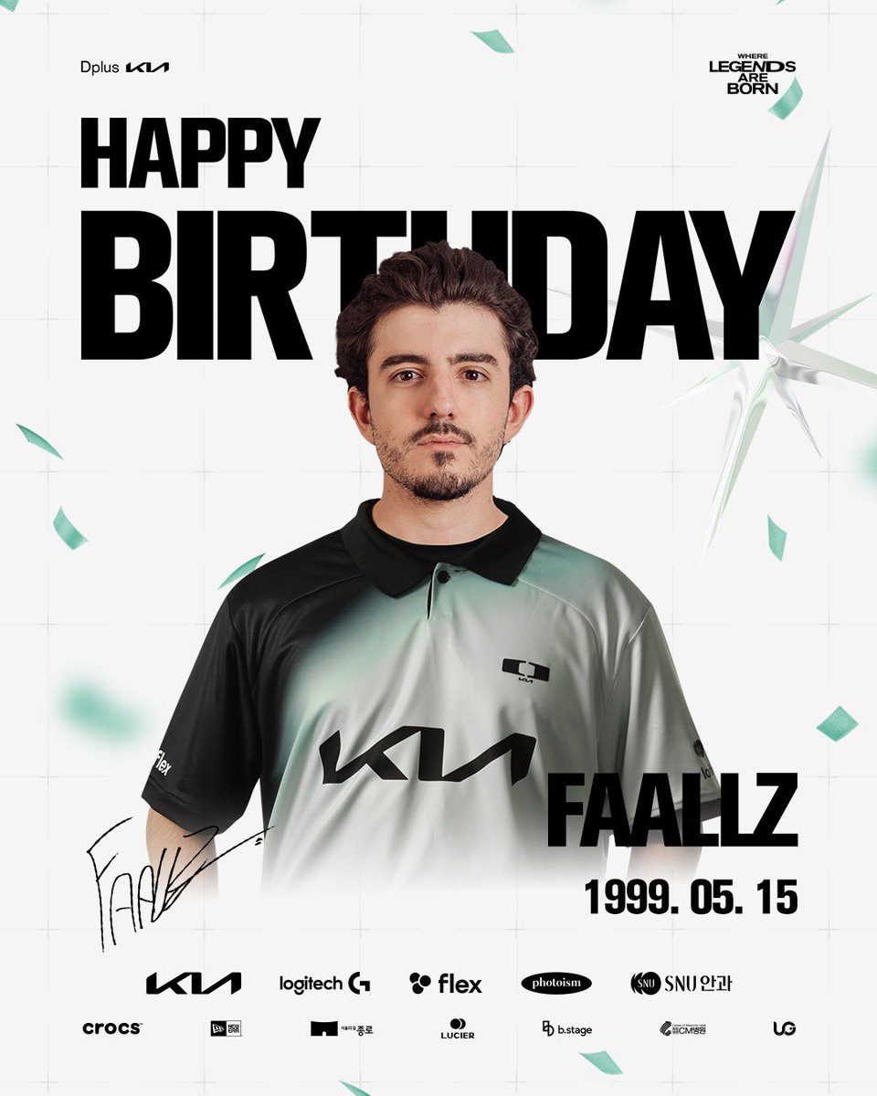 R6_DplusKia's tweet image. 【Happy Faallz Day】 
 
Today is the birthday of 'Faallz' from Dplus KIA R6 team.🥳 Since it's his birthday celebrated in Korea, Send your cheers and messages of support to make it an even more special day.🤍
 
Hoje é o aniversário do 'Faallz' da equipe Dplus KIA R6. 🥳 Como é o…