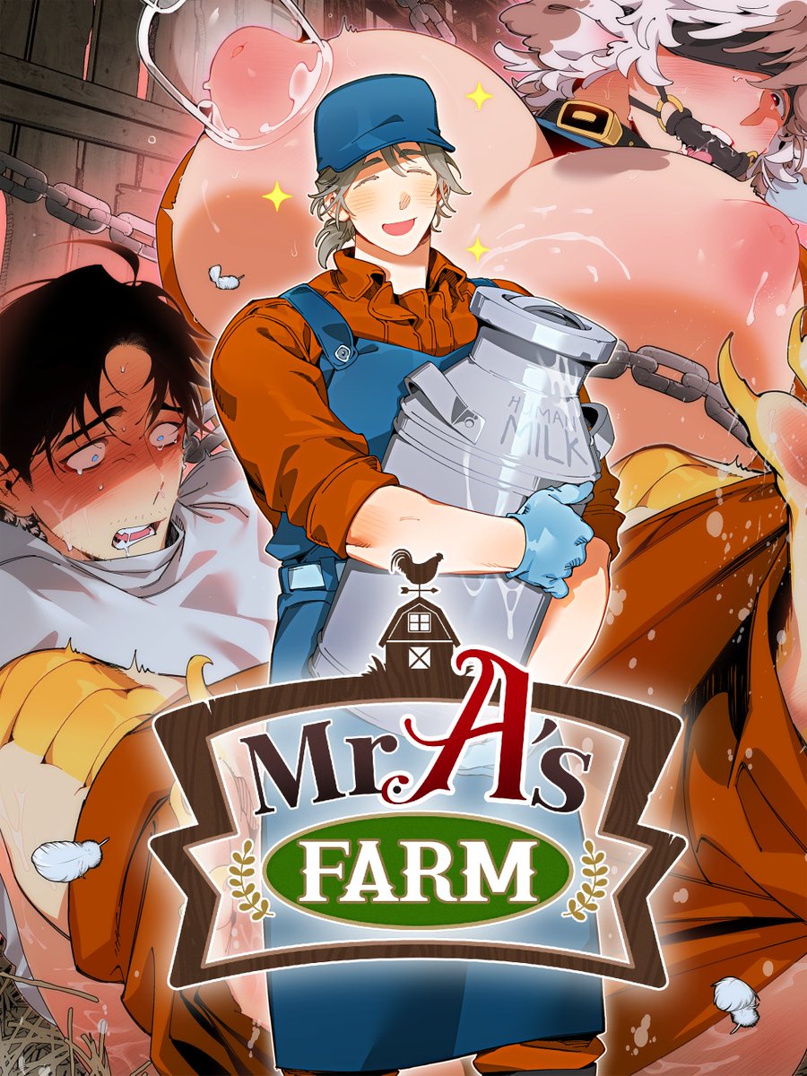 Episode 1~6 of
🐮🐷Mr. A's Farm'🐶🐔
 has launched globally!
US-lezhinus.com/en/comic/mr_a
ES-lezhin.es/detail/la-gran…
FR-bontoon.com/detail/bt_1111…
DE-delitoon.de/detail/dbd_004…
TH-boomtoon.com/detail/MrA_Farm
TW-bomtoon.tw/detail/MrA_Farm
Thank you!