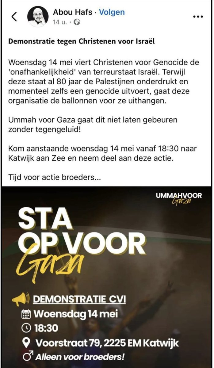 JorisDeBalk's tweet image. Hopelijk staat de @Politie @POL_Katwijk deze keer klaar om #CVI te beschermen tegen mogelijke aanvallen tegen christenen. In Zaltbommel ging het mis. Bescherm de #christenen van #Nederland.