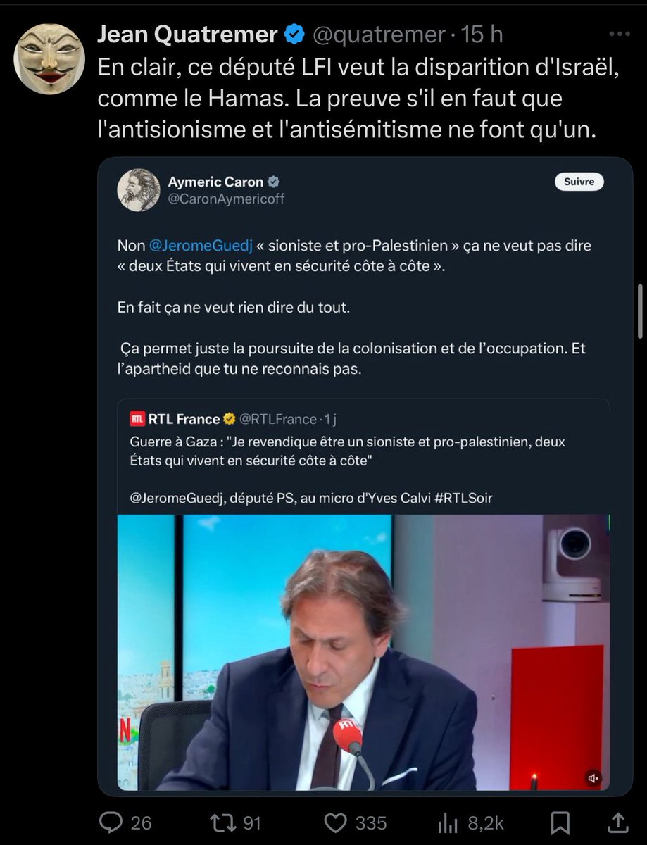 Aymeric Caron tweet media