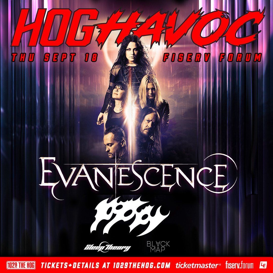 The presale for our shows in Milwaukee and St. Paul starts now! Use code “Afterlife” to get your tickets and VIP packages now.

🎟️ evanescence.com/evanescence-sh…