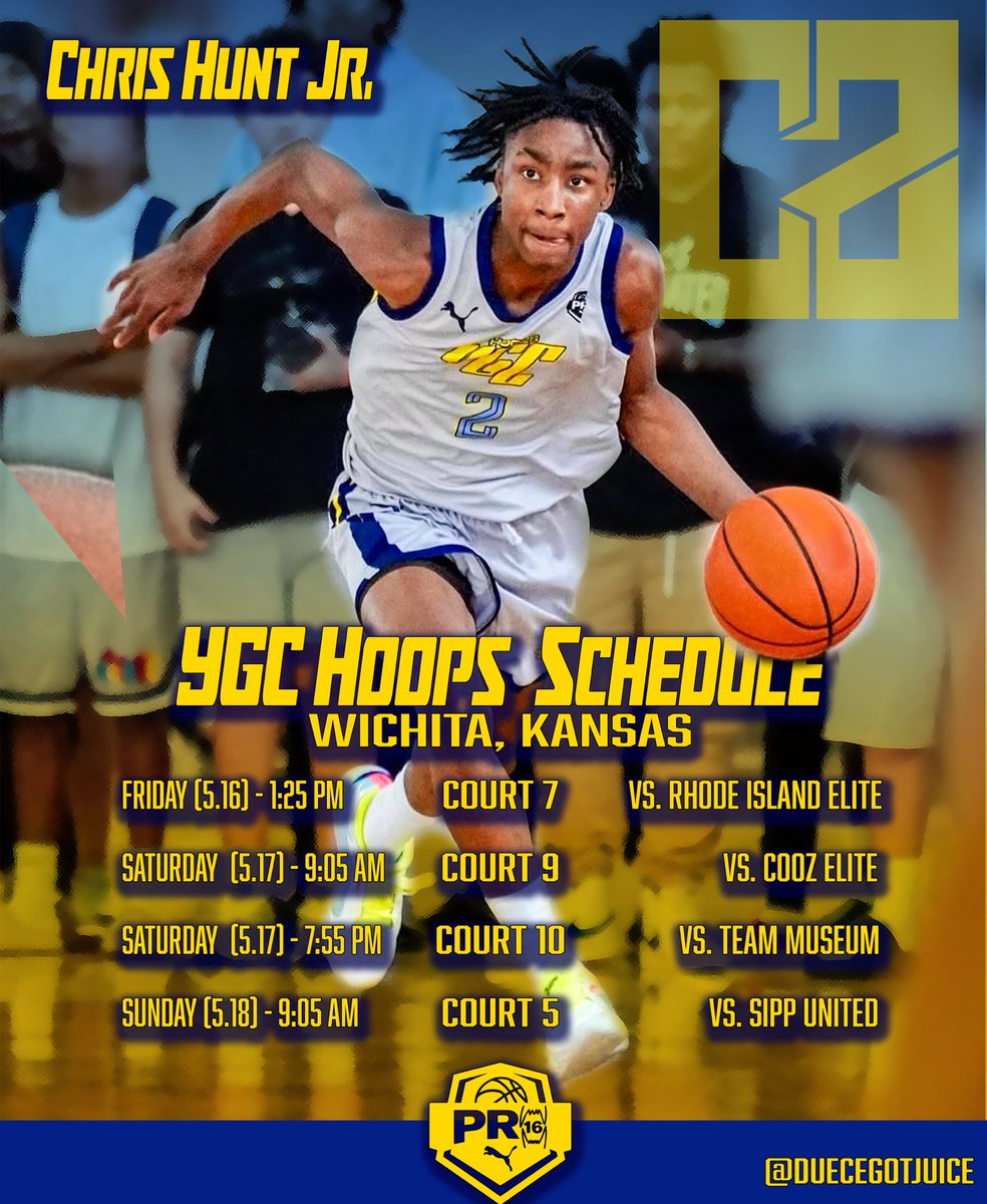 Christopher "Duece” Hunt Jr. (@huntduece) on Twitter photo Here’s my weekend schedule!! <a href="/PRO16League/">PRO16/NXTPRO League</a> <a href="/YGC_Hoops/">YoungGameChangers</a> <a href="/Coach_J_Walk/">Coach J. Walk</a> <a href="/T_Lust11/">Taylor Luster</a> <a href="/CoachKevinDTX/">Coach Kev DTX</a> Here’s my weekend schedule!! <a href="/PRO16League/">PRO16/NXTPRO League</a> <a href="/YGC_Hoops/">YoungGameChangers</a> <a href="/Coach_J_Walk/">Coach J. Walk</a> <a href="/T_Lust11/">Taylor Luster</a> <a href="/CoachKevinDTX/">Coach Kev DTX</a>