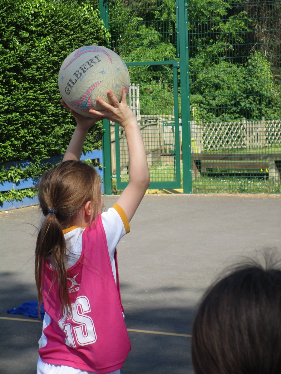 Shooting practice ahead of the Croydon Catholic Schools' Netball tournament this weekend