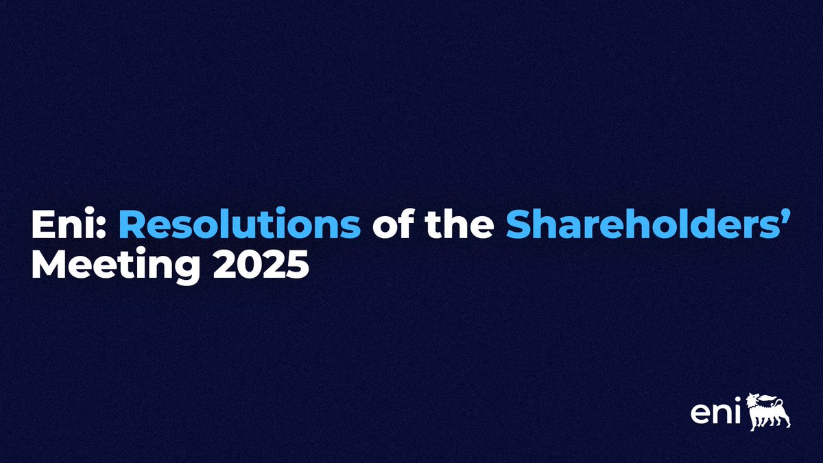 Our 2025 Shareholders’ Meeting approved key resolutions on dividend, buyback and remuneration, confirming our strategic focus on capital returns and long-term value creation.

bit.ly/4mi6ybG