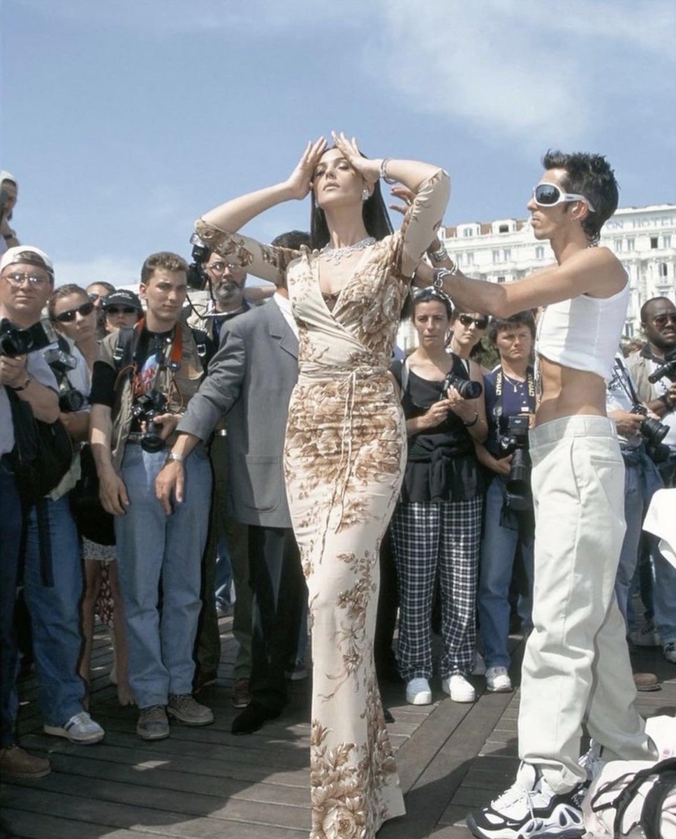 monica bellucci at the cannes film festival (1997)