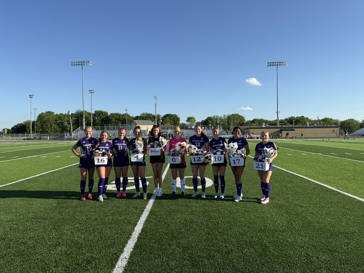 At last night's game, we celebrated our seniors. It's been such a pleasure to have had you be part of the program for the past 4 years. We wish all of you the best and cannot wait to see what the future holds for you. Thank you so much for all you did!