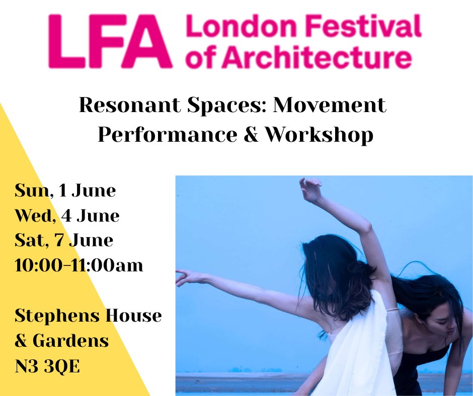 JOIN US THIS JUNE!!!

Resonance Spaces is a free performance and workshop that explores how Tai Chi and dance can open quiet, embodied ways of relating to the city. 

Organised by PhDance.

👉 Book your place eventbrite.com/e/resonant-spa…

#rdat #mdxresearch #mdx #mdxsu #research