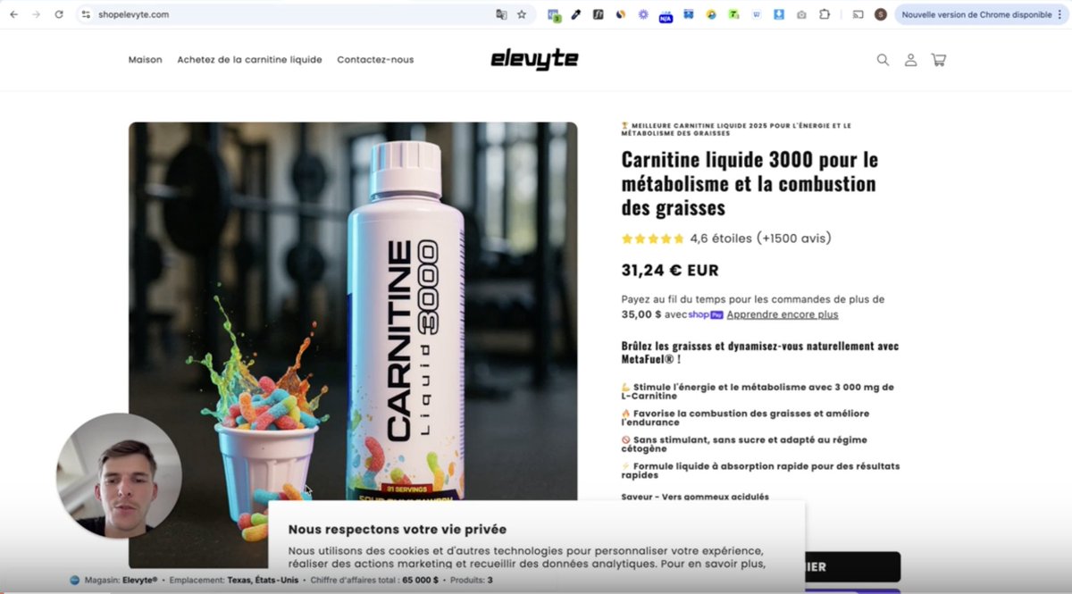 sebastienLRS1's tweet image. 🤯Cette marque génère plus de 70k par mois de CA. J&apos;ai fait une analyse vidéo complète avec une stratégie 
détaillée pour faire de l&apos;argent avec ce produit.  

👉RT ce tweet + commente « analyse » pour recevoir la vidéo. (N&apos;oublie pas de me suivre pour que je puisse te DM).