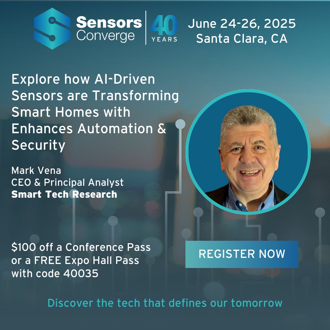 MarkVenaTechGuy's tweet image. Looking forward to speaking at #SensorsConverge @SensorsConverge2025 In June --- I hope to see you there!