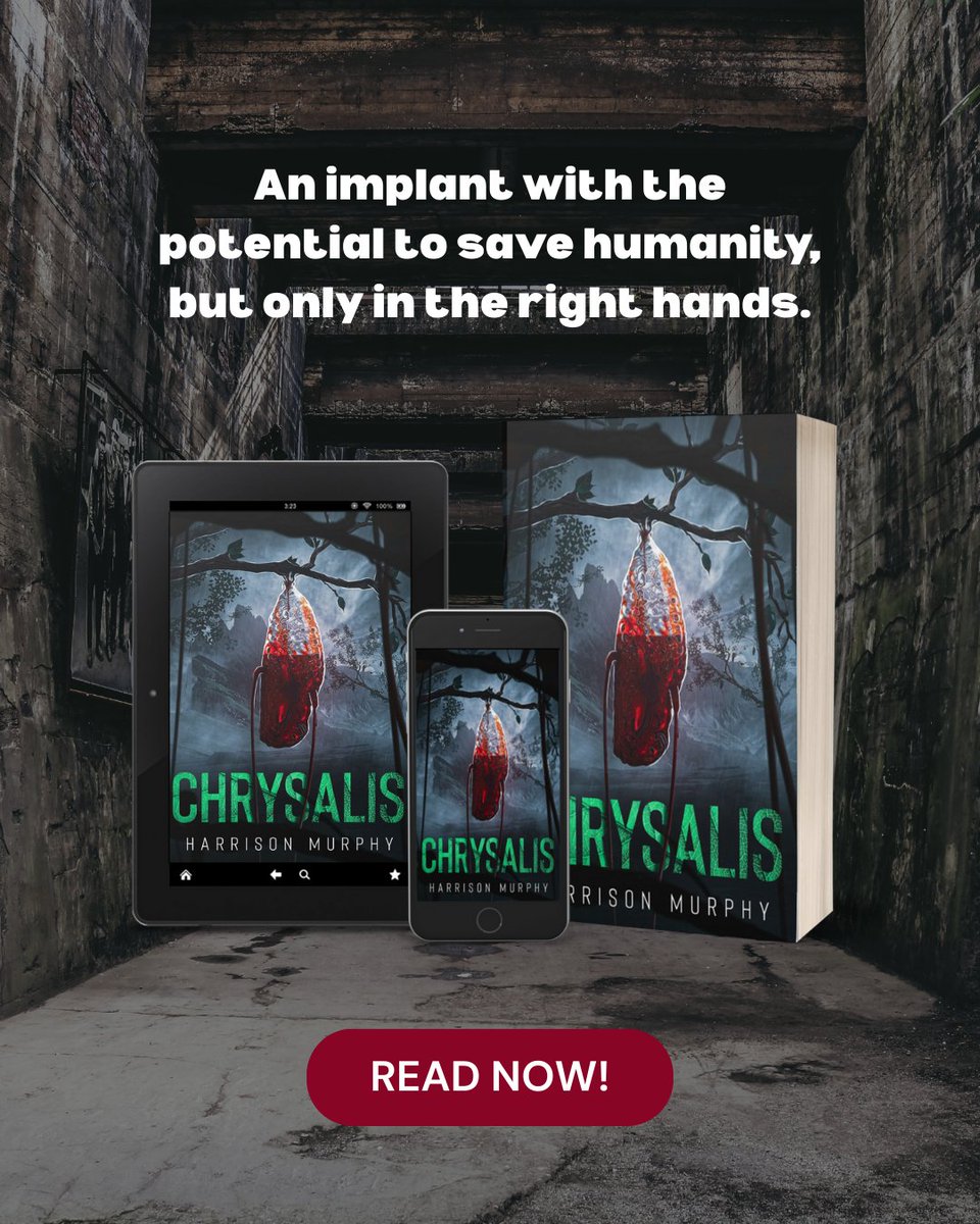 If you loved #BlackMirror's "Common People" episode, this #dystopian #thriller trilogy is your next obsession.
💉 A blood heist.
 🧠 A mind-controlling implant.
 🇬🇧 A government turning blood into currency.
Read Chrysalis now: amazon.co.uk/gp/product/B09…
#SciFiThriller #BookRecs