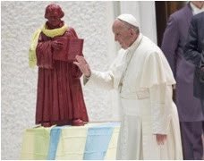TheBigGuyOK's tweet image. Does anyone know if this blasphemous statue has been removed from the Vatican?