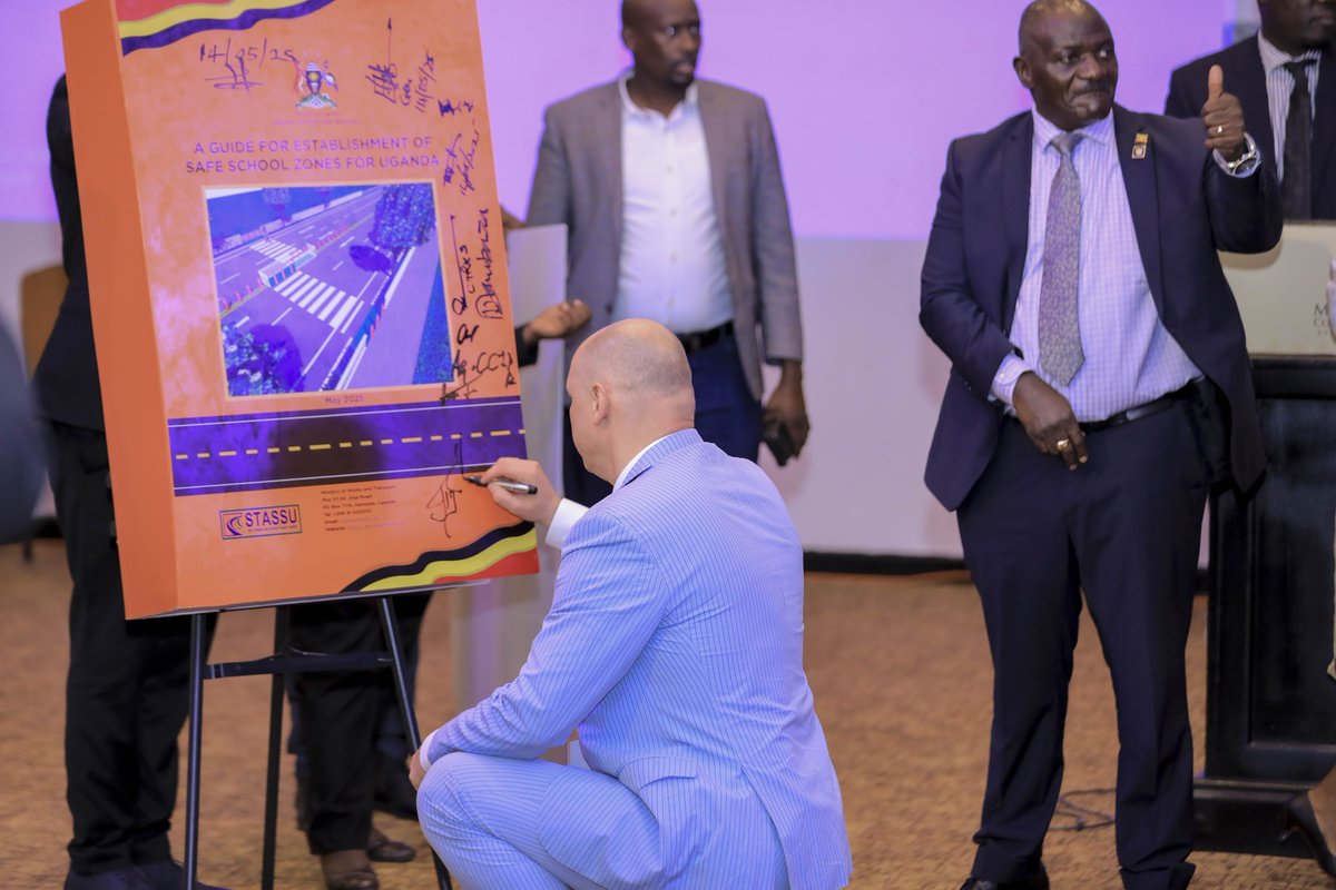 Intelligent Transport Monitoring System Ug. (@itmsug) on Twitter photo During the Uganda Road Safety Conference 2025 with <a href="/ROSACUg/">ROSAC United Initiative Uganda Limited 🇺🇬</a>,<a href="/MoWT_Uganda/">Ministry of Works & Transport</a> alarming statistics were noted: Uganda loses 14 lives daily to road crashes, including 2 school children. This tragedy is preventable.
H.E. the Vice President launched the 30km for school zones by During the Uganda Road Safety Conference 2025 with <a href="/ROSACUg/">ROSAC United Initiative Uganda Limited 🇺🇬</a>,<a href="/MoWT_Uganda/">Ministry of Works & Transport</a> alarming statistics were noted: Uganda loses 14 lives daily to road crashes, including 2 school children. This tragedy is preventable.
H.E. the Vice President launched the 30km for school zones by
