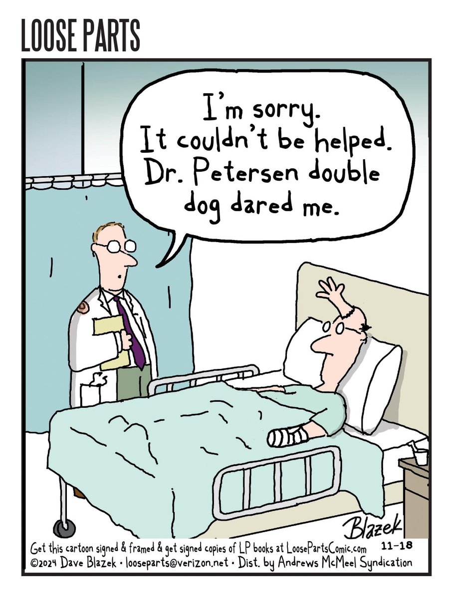 Arrrggghh! That Petersen guy. #Hospitals #Surgery #Doctors #Healthcare #Comics #Comic #Cartoon