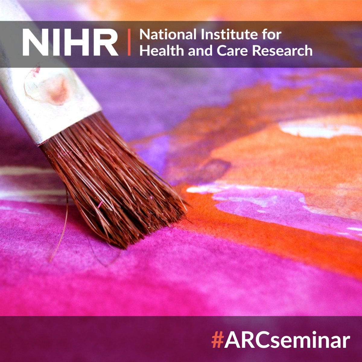 NIHR Applied Research Collaborations (ARCs) (@nihrarcs) on Twitter photo National #ARCseminar on Wed 11 June at 1pm
🎭🎵🎨
Exploring lived experience with creative arts
eventbrite.com/e/exploring-li……
with:
<a href="/carolin_sanders/">Caroline Sanders</a> <a href="/ARC_GM_/">NIHR ARC Greater Manchester</a>
<a href="/ProfLakhanpaul/">Prof Monica Lakhanpaul</a> <a href="/arc_nt/">NIHR Applied Research Collaboration North Thames</a>
<a href="/midwifeteacher/">Dr Laura Abbott</a> <a href="/ARC_EoE/">NIHR ARC East of England</a>
Barbara Czyznikowska <a href="/ARC_EM/">NIHR ARC East Midlands</a> & <a href="/LisNaylor/">lis naylor</a> National #ARCseminar on Wed 11 June at 1pm
🎭🎵🎨
Exploring lived experience with creative arts
eventbrite.com/e/exploring-li……
with:
<a href="/carolin_sanders/">Caroline Sanders</a> <a href="/ARC_GM_/">NIHR ARC Greater Manchester</a>
<a href="/ProfLakhanpaul/">Prof Monica Lakhanpaul</a> <a href="/arc_nt/">NIHR Applied Research Collaboration North Thames</a>
<a href="/midwifeteacher/">Dr Laura Abbott</a> <a href="/ARC_EoE/">NIHR ARC East of England</a>
Barbara Czyznikowska <a href="/ARC_EM/">NIHR ARC East Midlands</a> & <a href="/LisNaylor/">lis naylor</a>