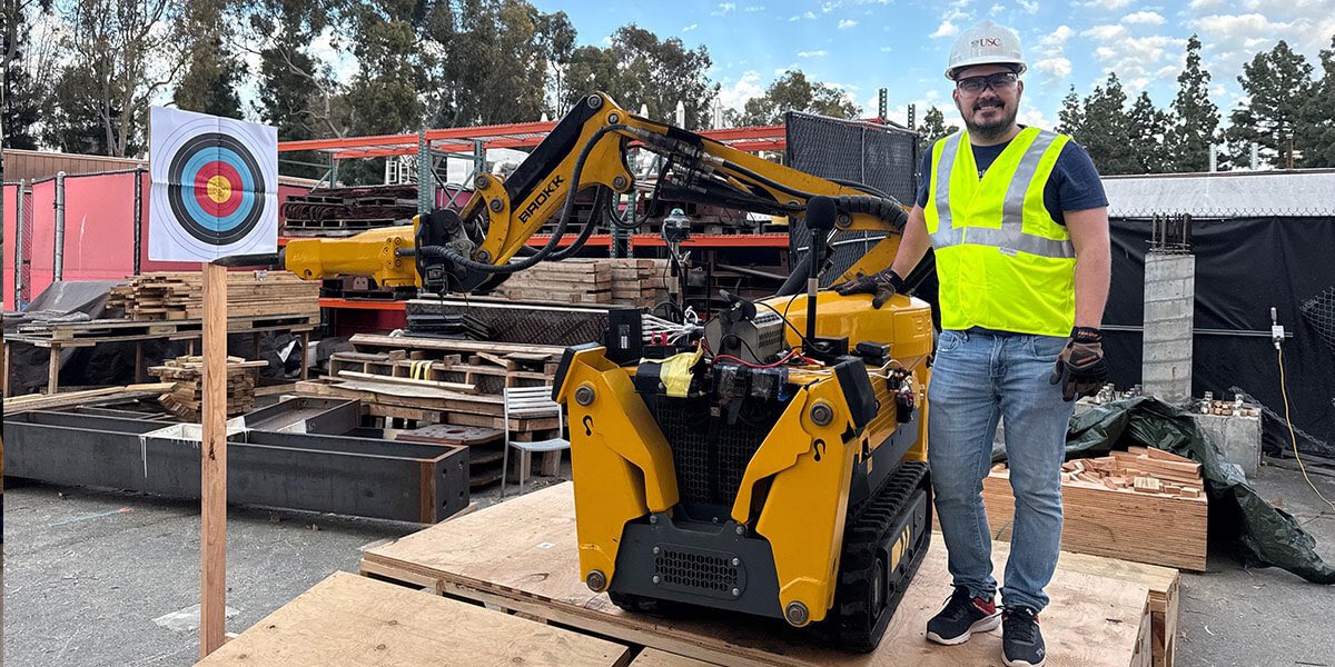 USC Viterbi School (@uscviterbi) on Twitter photo Today, Patrick Borges graduates with a PhD in <a href="/USC_CEE/">Astani Dept. of Civil & Environmental Engineering</a> focused on developing a framework to understand the sensory needs of machine operators performing traditional demolition tasks with manned and remotely operated equipment.
While at USC, he mentored high school and Today, Patrick Borges graduates with a PhD in <a href="/USC_CEE/">Astani Dept. of Civil & Environmental Engineering</a> focused on developing a framework to understand the sensory needs of machine operators performing traditional demolition tasks with manned and remotely operated equipment.
While at USC, he mentored high school and