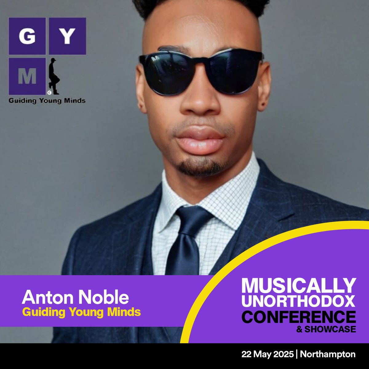 InMusicInMedia's tweet photo. Guest Speaker Anton Noble, founder and Programme Manager of @GuidingYoung will be at the Musically Unorthodox Conference - Thursday 22 May 2025 - Northampton. GET YOUR FREE TICKET     https://t.co/axXQRolCAH https://t.co/JndEUJV5SG