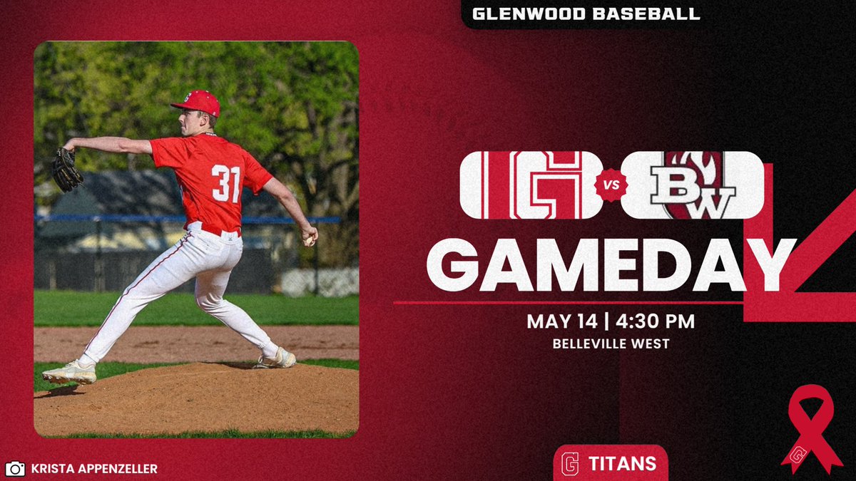 Gameday! Glenwood at Belleville West; 4:30pm. #GBASEBALL #Family #ChathamStrong