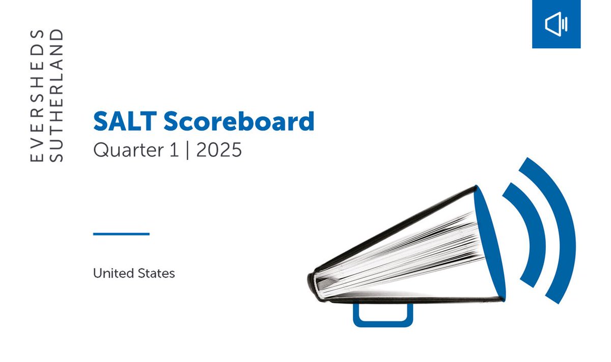 We are pleased to share the Q1 2025 edition of the SALT Scoreboard, which includes discussions of the taxability of private line services and content delivery networks, as well as a spotlight on combined reporting decisions. esglobal.law/43rlVXP