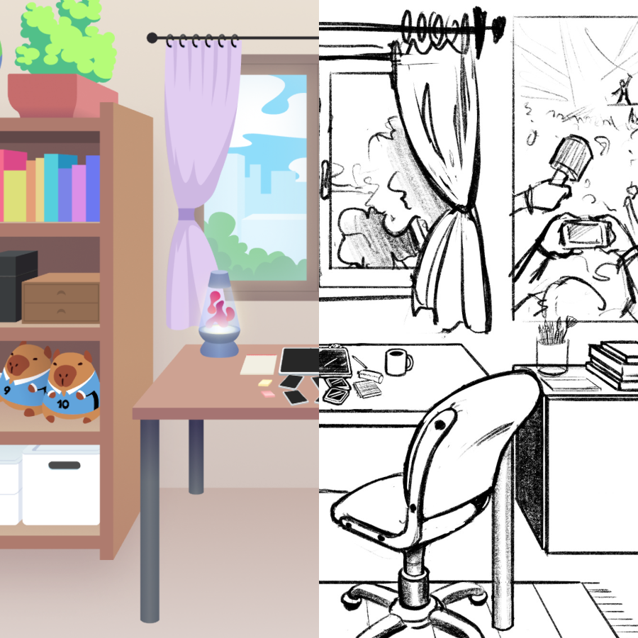 From concept to final design — a glimpse into the evolution of our protagonist’s room, balancing K-pop aesthetics with narrative functionality.

#kpop #kpopfan #bemystargame #gamedev #indiegame #gameart