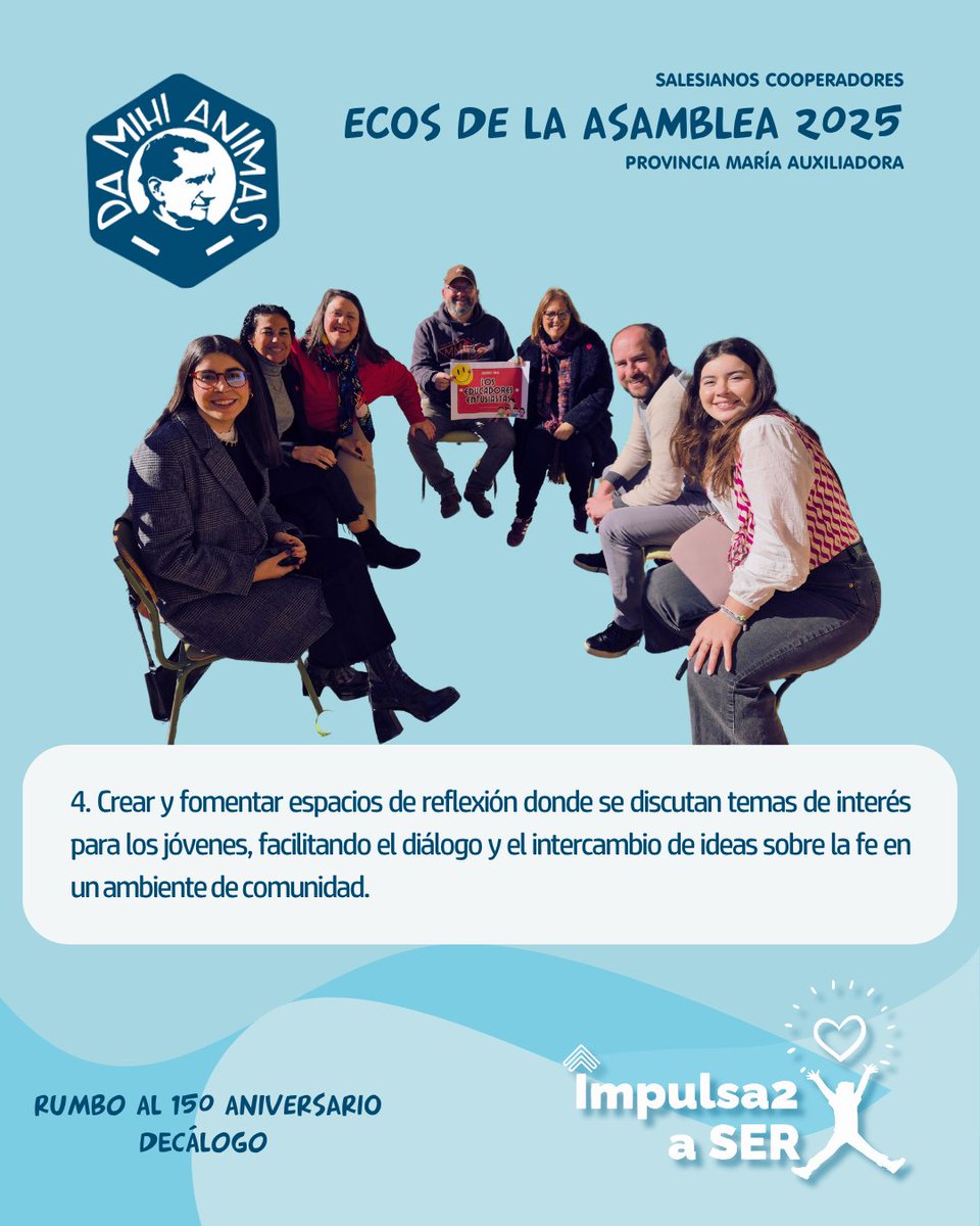 📅 Día 4 – Decálogo del Salesiano Cooperador
🔹 Rumbo al 150 aniversario

En este cuarto día de la novena a María Auxiliadora, seguimos descubriendo juntos el Decálogo del Salesiano Cooperador, fruto del camino compartido en la Asamblea Provincial 2025.