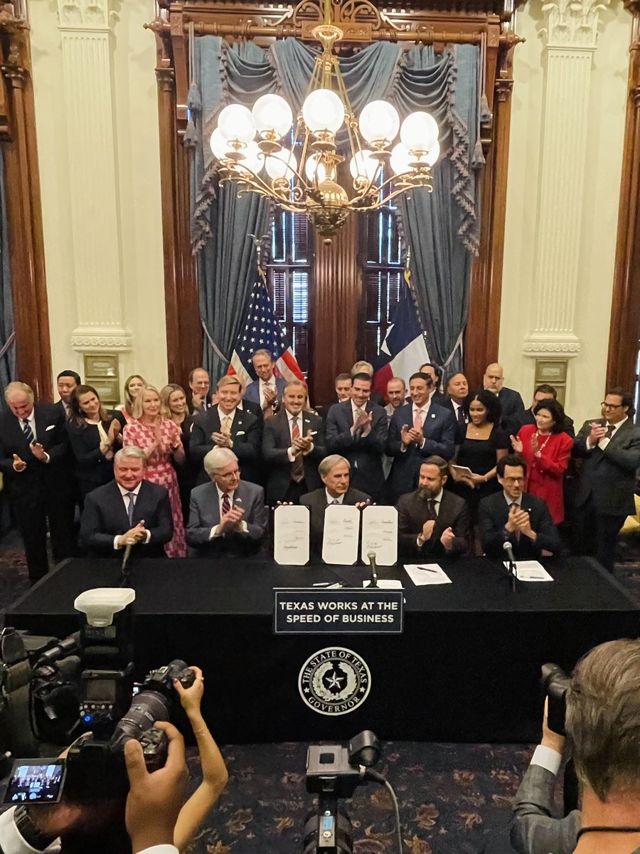 Senator Bryan Hughes (@senbryanhughes) on Twitter photo Today Gov. <a href="/GregAbbott_TX/">Greg Abbott</a> signed into law our âDexitâ bill (SB 29), positioning Texasânot Delawareâas the leading state for incorporations.
This legislation paves the way for more companies to choose Texasâbringing more jobs and greater opportunities for families across our Today Gov. <a href="/GregAbbott_TX/">Greg Abbott</a> signed into law our âDexitâ bill (SB 29), positioning Texasânot Delawareâas the leading state for incorporations.
This legislation paves the way for more companies to choose Texasâbringing more jobs and greater opportunities for families across our