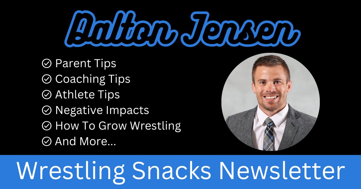 🚨 This week’s Wrestling Snacks features Dalton Jensen — NCAA DII National Champ and Head Coach of UNK Wrestling, where he’s led the team to two NCAA DII National Titles. He shares powerful insights on athlete development, parenting, and sustainable program building.

One of my