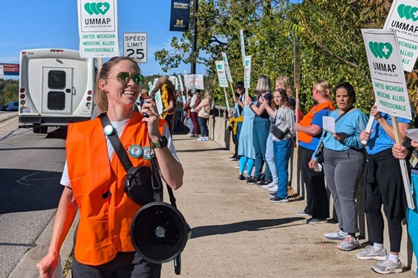 As employees across the nation expand labor unions, health care professionals are no exception. Even employees who might not have traditionally unionized are uniting to improve working conditions and patient outcomes. Included are audiologists and SLPs  
on.asha.org/4mcEHJZ