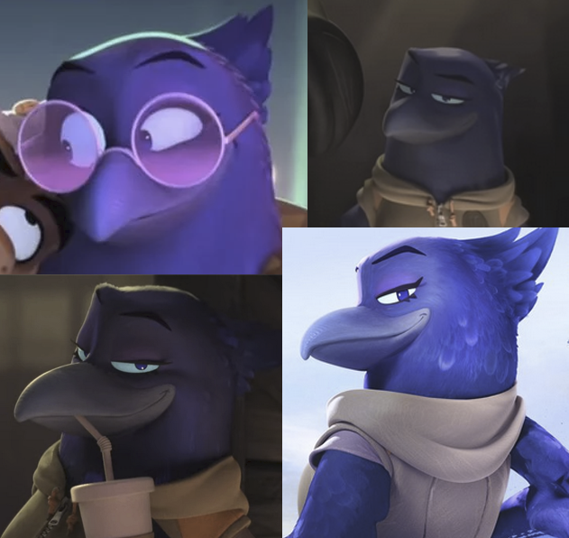 Every single frame of this bird I stg

The fuck me eyes

Her name is goddamn Doom