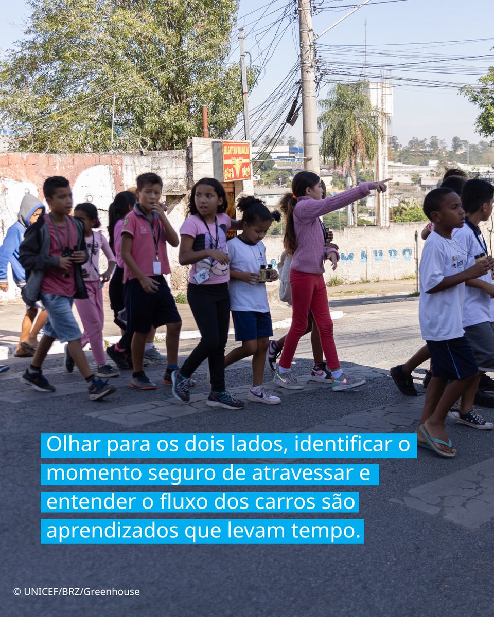 Uma grande proporção de mortes de crianças e adolescentes em acidentes de trânsito acontece quando elas caminham nas ruas ou enquanto usuárias de bicicleta ou motocicleta. Por isso, é importante que pais e cuidadores estejam atentos às condições de trânsito em suas comunidades.