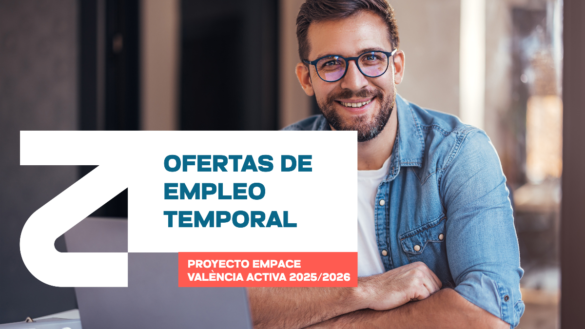 En Fundación Valencia Activa, en el marco del proyecto EMPACE 2025-2026, hemos publicado distintas ofertas de empleo temporal.

Consulta las bases de cada una de las ofertas de empleo en la página web fcvpe.es/trabaja-con-no… 

#ofertaempleovalencia #empleovalencia #empleovalencia