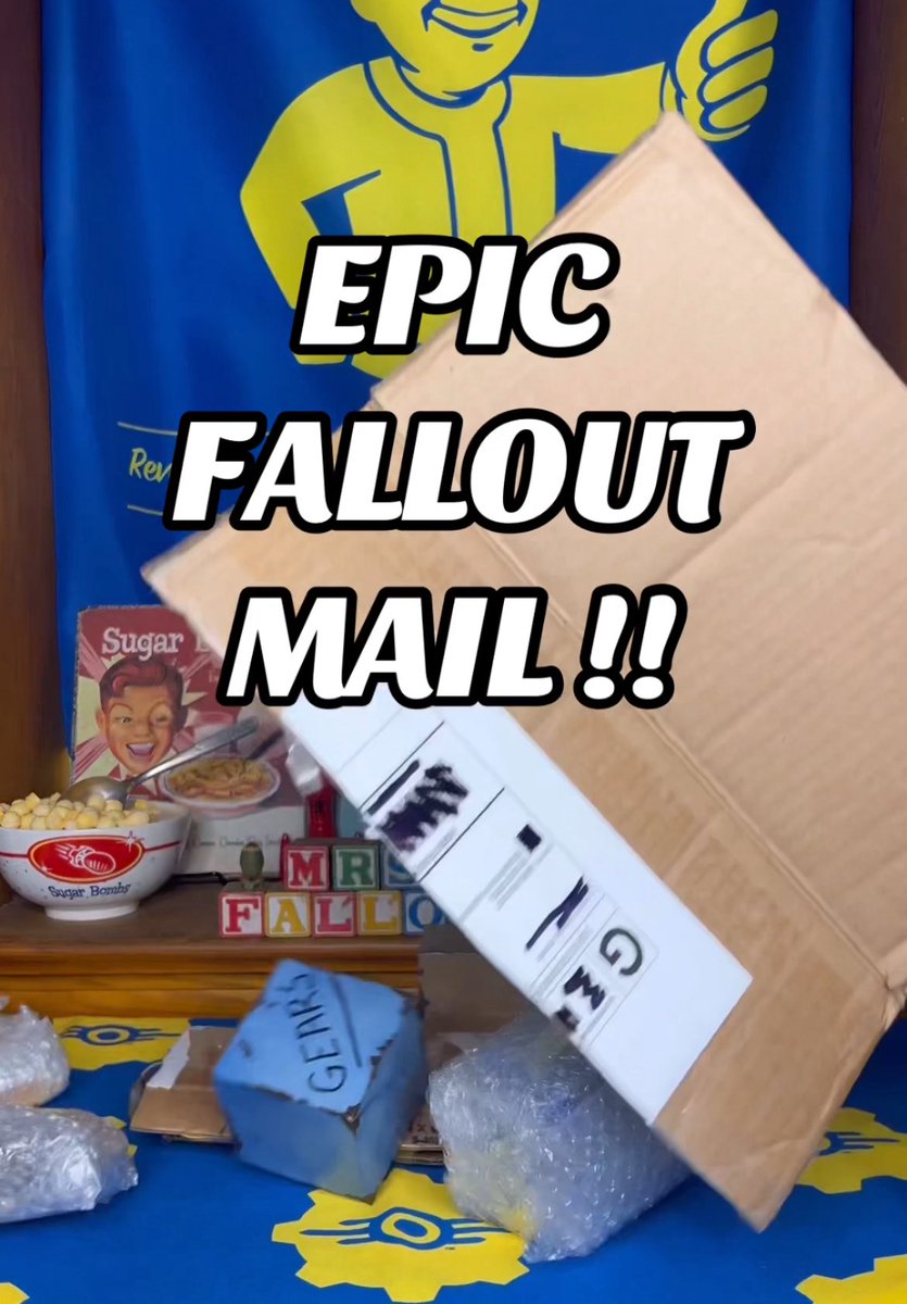 mrsfallout's tweet image. You gotta check out this EPIC #Fallout prop haul @CosplayCommand sent me! Watch the quick unboxing here- youtube.com/shorts/fWNECWr…