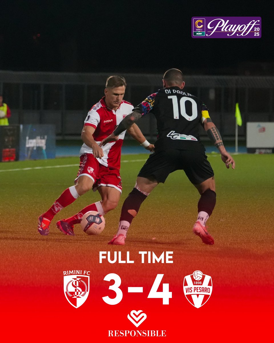 ⏹️ 𝑭𝑼𝑳𝑳 𝑻𝑰𝑴𝑬 ⏹️

Ci avete messo il cuore, grazie ragazzi ❤️‍🔥

#RiminiVisPesaro 3️⃣-4️⃣