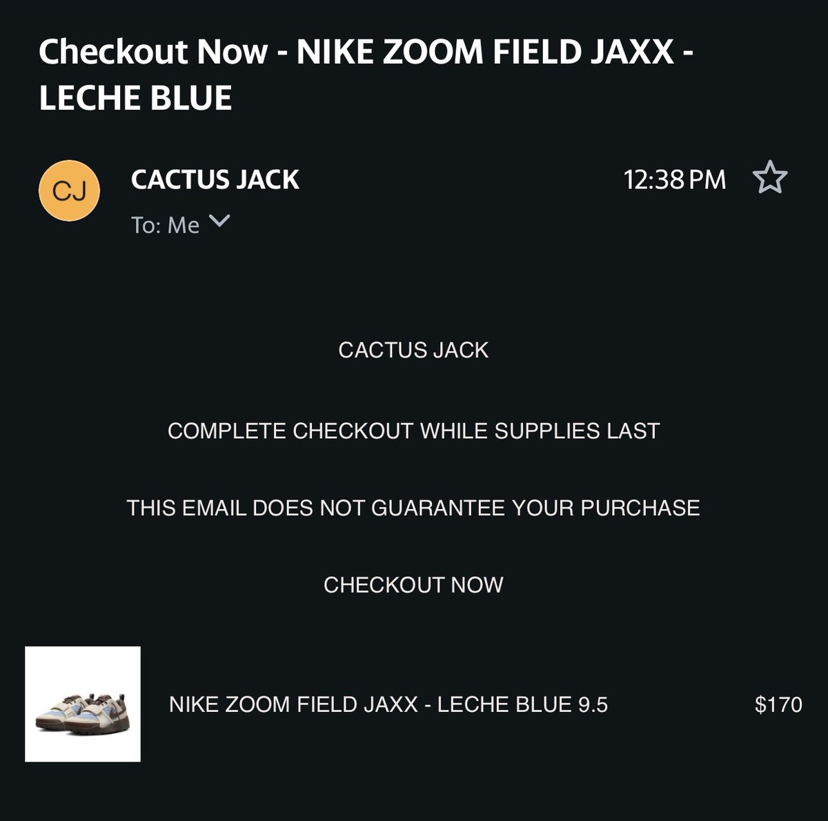 Decided to pass on them. $200 🫤🫤
Inflation is crazy and resell is dead. 

#nike #nikes #travisscott <a href="/SneakerVisionz/">👁️ Sneaker Visionz 👁️</a> <a href="/SneakerNews/">Sneaker News</a> <a href="/SneakerShouts/">Sneaker Shouts™</a> <a href="/sneakerhuddle/">Sneaker Huddle</a> <a href="/ComplexSneakers/">Complex Sneakers</a>