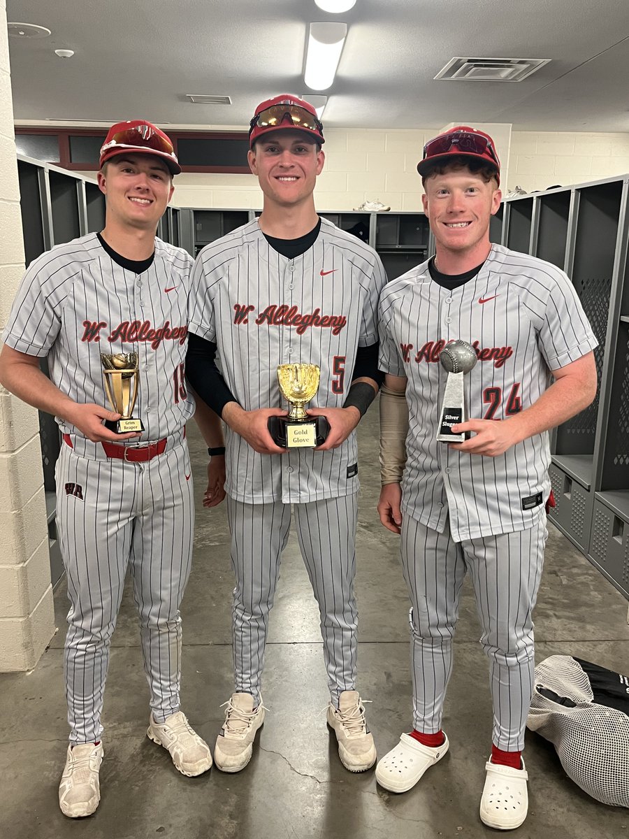Our final Game award winners from Senior Night on Friday

Silver Slugger: Logan Lambert
Gold Glove: Jonah Buglak
Reaper: Mason Gass