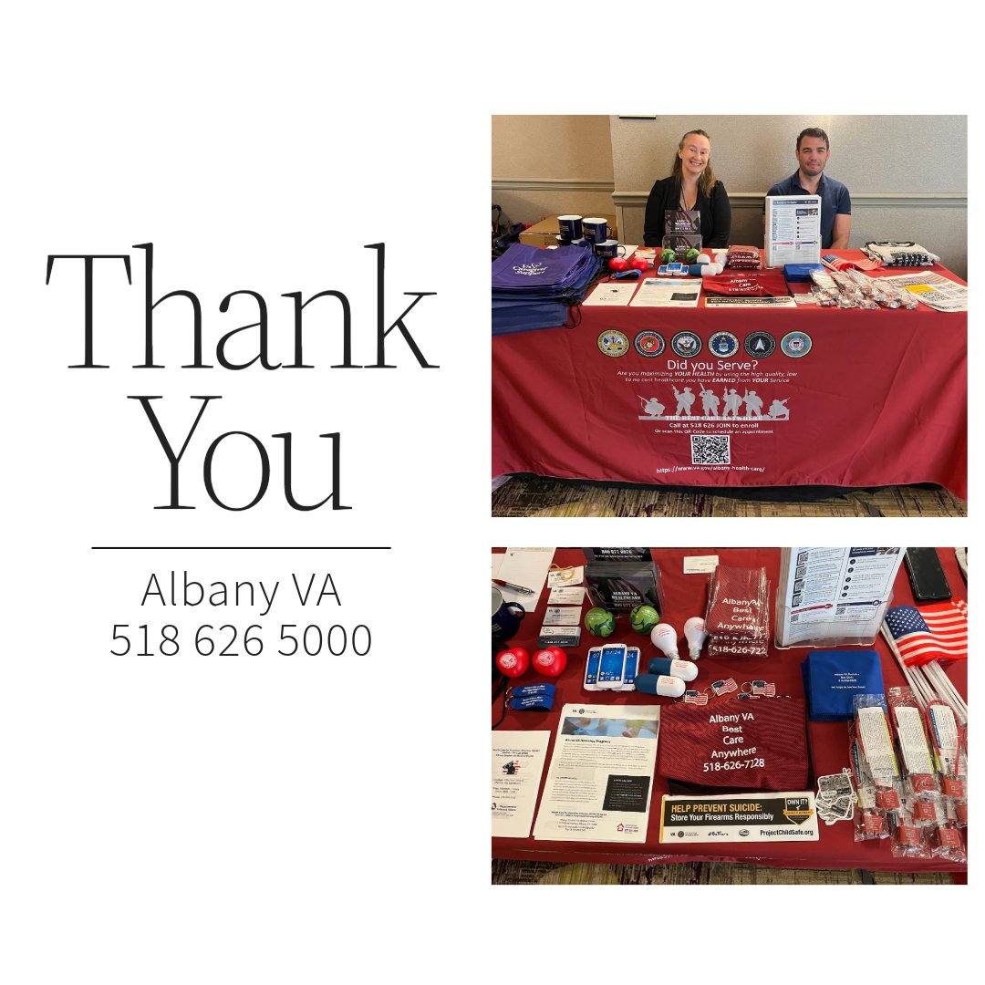 Thank you to all the Veterans from around the state that visited the VA table at todays SNAP conference in Albany