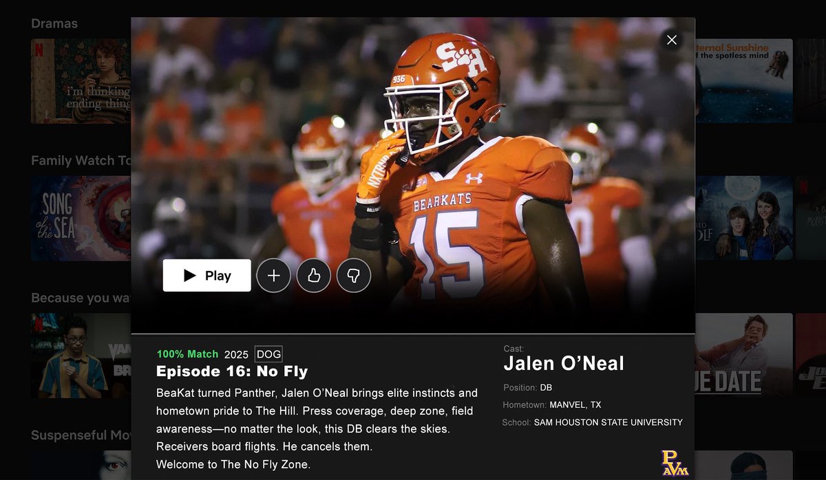 Episode 16: “No Fly”
Starring Jalen O’Neal
Welcome to the Hill🔒

#DOG | #WTW | #PVAMUFootball