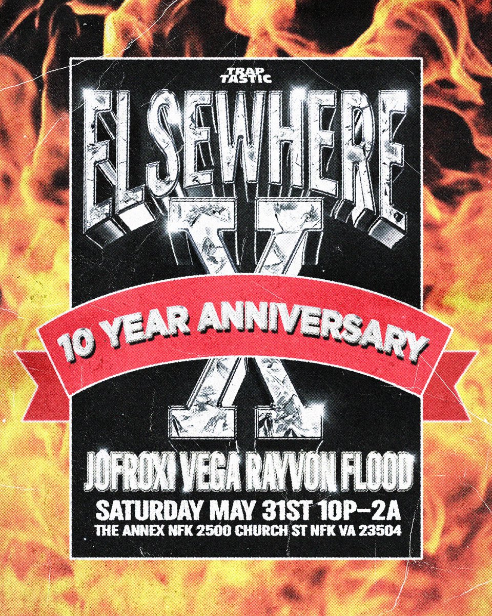It’s our anniversary…. Tap in may 31st we in Norfolk 🔥