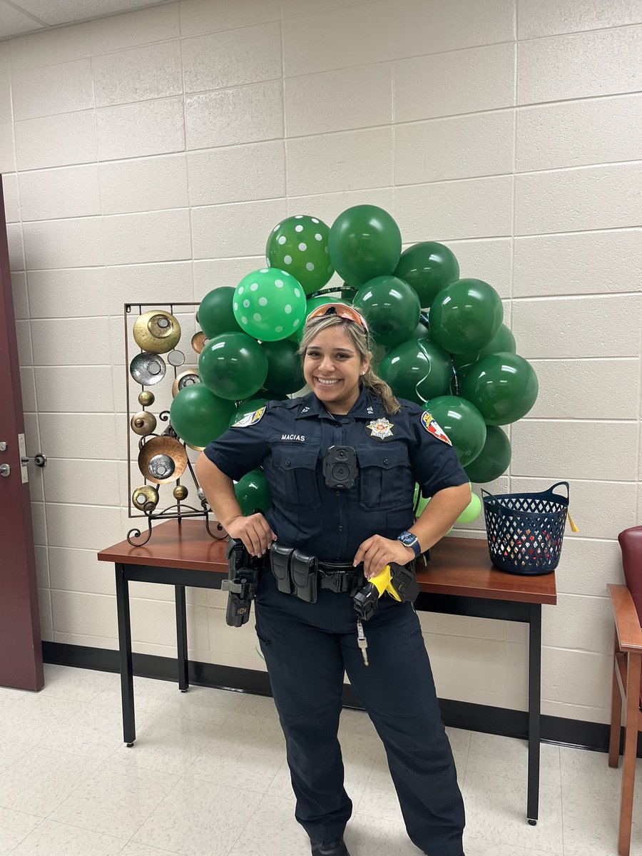 KEC_AISD's tweet image. Celebrating our awesome campus officers Zuniga and Macias for National Police Week! Thank you for everything you do!