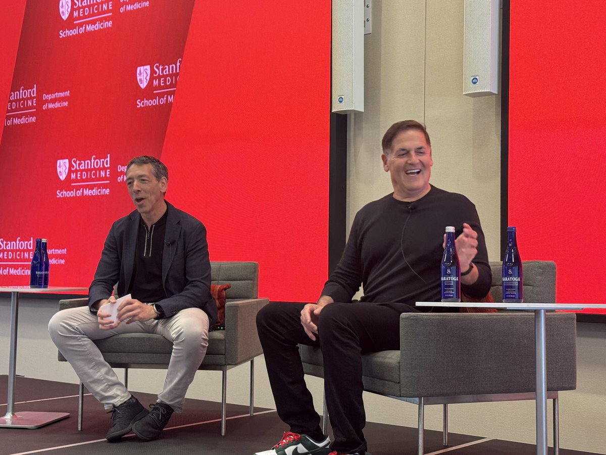 Ronald Witteles (@ron_witteles) on Twitter photo Now THAT’S how you kick off “Grand Rounds 2.0” for <a href="/StanfordDeptMed/">Stanford Department of Medicine</a>. An extremely engaging and educational conversation with <a href="/mcuban/">Mark Cuban</a> to a packed house. Amazing for community building. Thanks for coming <a href="/mcuban/">Mark Cuban</a> & for all the great work with <a href="/costplusdrugs/">Mark Cuban Cost Plus Drug Company</a>! <a href="/euanashley/">euan ashley</a> <a href="/StanfordMed/">Stanford Medicine</a> Now THAT’S how you kick off “Grand Rounds 2.0” for <a href="/StanfordDeptMed/">Stanford Department of Medicine</a>. An extremely engaging and educational conversation with <a href="/mcuban/">Mark Cuban</a> to a packed house. Amazing for community building. Thanks for coming <a href="/mcuban/">Mark Cuban</a> & for all the great work with <a href="/costplusdrugs/">Mark Cuban Cost Plus Drug Company</a>! <a href="/euanashley/">euan ashley</a> <a href="/StanfordMed/">Stanford Medicine</a>