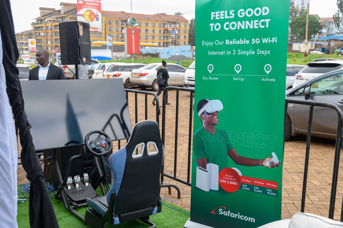 GirlYouWant2's tweet photo. @QuickmartKenya  For just Ksh 2,999, get your #Safaricom5G router at any  near you. Fast setup, strong signal, 24/7 support. @SafaricomPLC
Hey @sagao_snr @AliwaNovy  No  Fibre? No problem.
 #FeelsGoodToBeHome #ShikaMoreNaQuickmart https://t.co/L1Nqy8aFIY