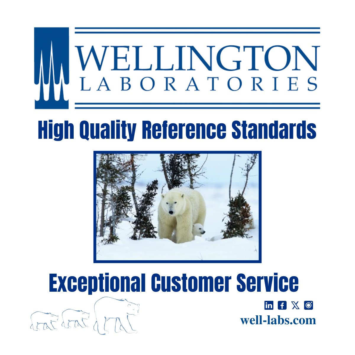 #LSETACSponsorSpotlight

Wellington Laboratories Inc. is committed to providing high quality reference standards and exceptional customer service. Check them out: well-labs.com