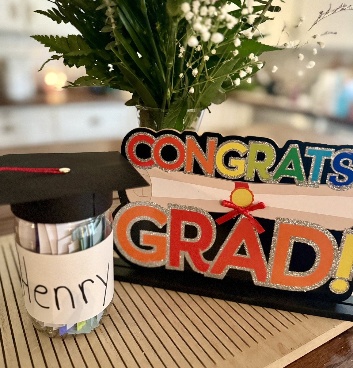 Senior Week Scenes - Seniors created graduation jars that were filled with notes from teachers and fellow Seniors. So much fun to read all of the special notes! Making memories! #440Proud