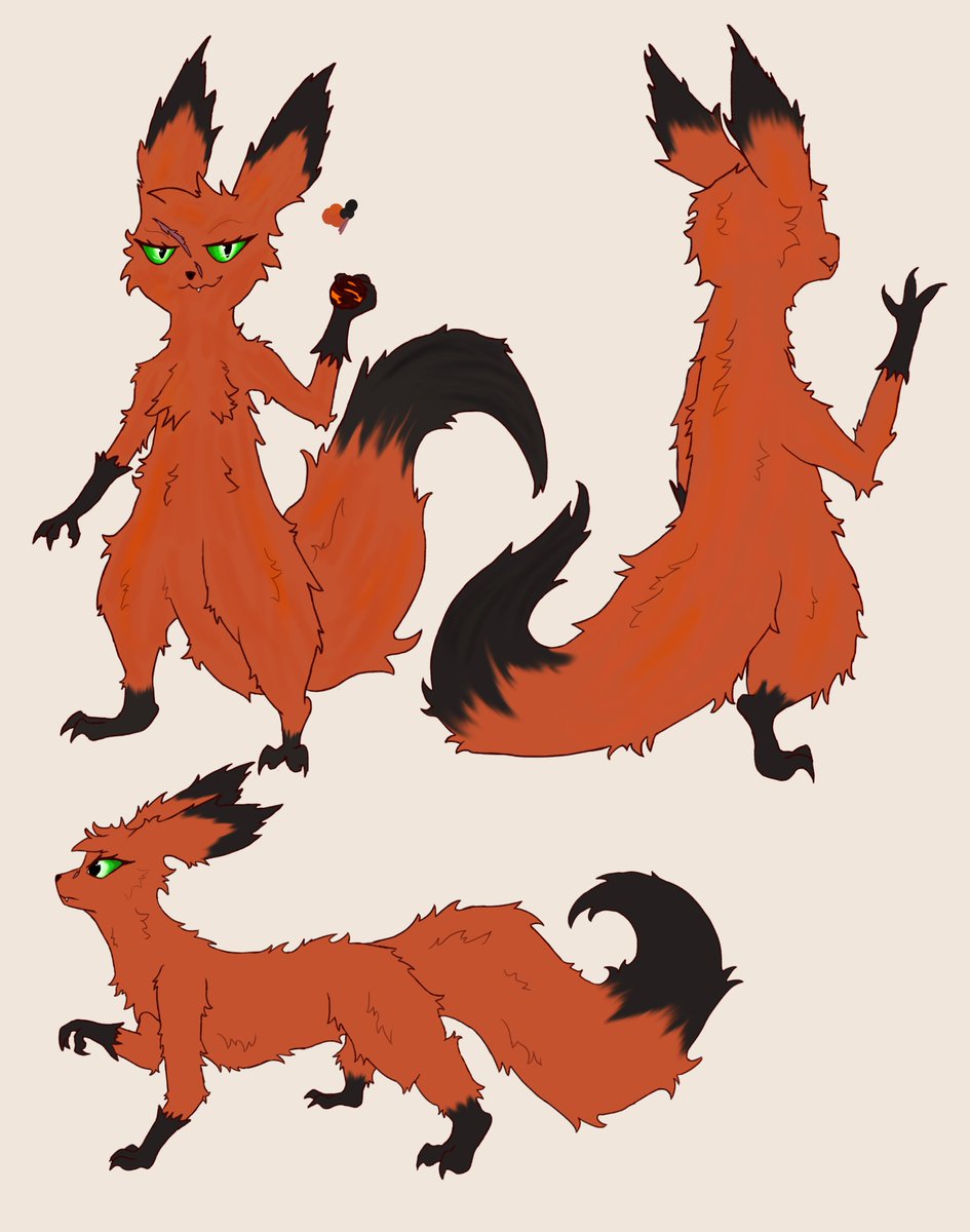 Finally Working on a Ref for Pyra, still WIP and some other things I wanna add and stuff...and since I'm not sure if I will be done with that till next week where I will be flying away for the week i thought I throw this here...
Anyway have a nice day