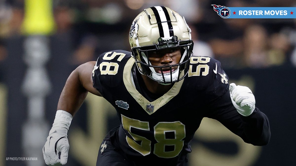 Jim Wyatt (@jwyattsports) on Twitter photo The <a href="/Titans/">Tennessee Titans</a> have been awarded LB <a href="/AnferneeOrji/">Anfernee Orji</a>, a former <a href="/VandyFootball/">Vanderbilt Football</a> star, off waivers from the <a href="/Saints/">New Orleans Saints</a>.
The Titans waived RB Jabari Small.
READ bit.ly/3YH7Naf The <a href="/Titans/">Tennessee Titans</a> have been awarded LB <a href="/AnferneeOrji/">Anfernee Orji</a>, a former <a href="/VandyFootball/">Vanderbilt Football</a> star, off waivers from the <a href="/Saints/">New Orleans Saints</a>.
The Titans waived RB Jabari Small.
READ bit.ly/3YH7Naf